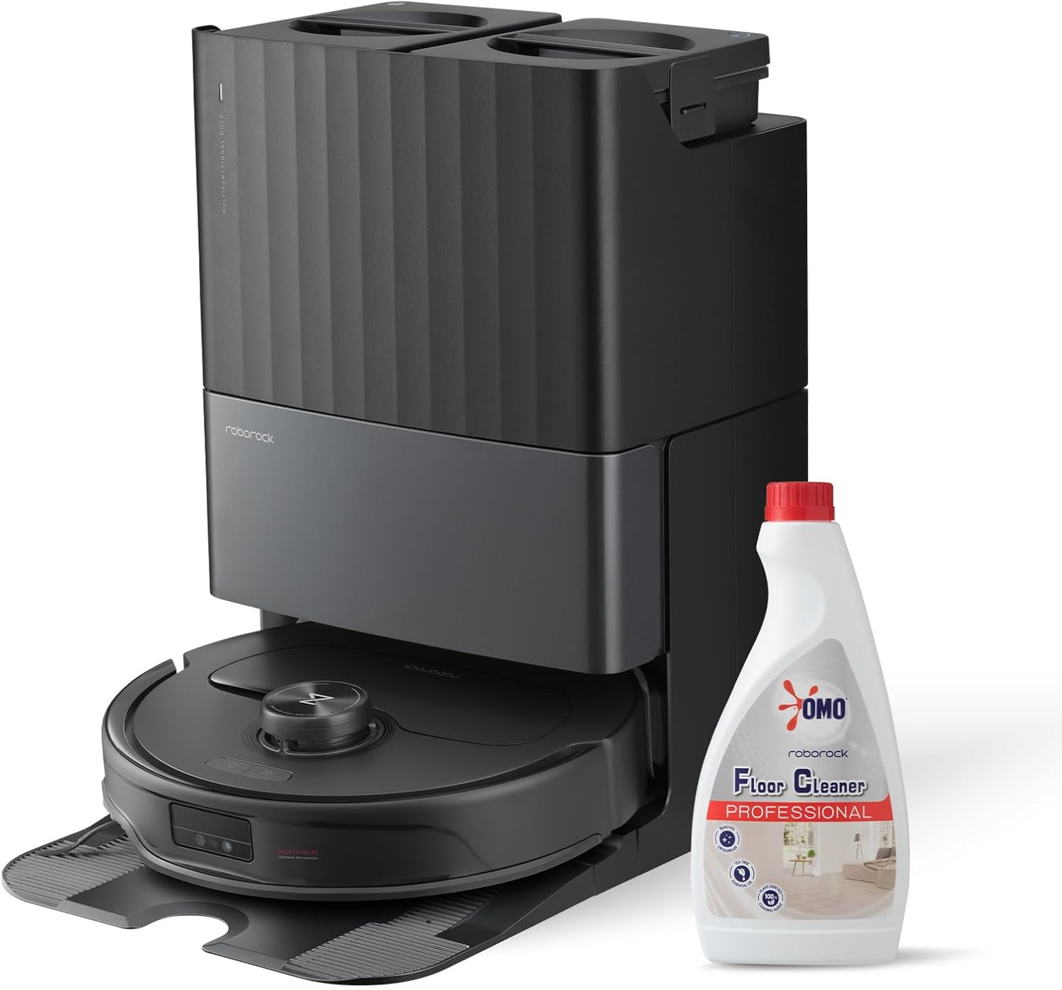 roborock Qrevo Master Robot Vacuum and Mop with Multi-Surface Floor Cleaning Solution