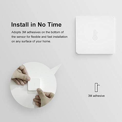 SONOFF SNZB-02P Zigbee Temperature Humidity Sensor with Alert, Compatible with Alexa & Google Home D753651