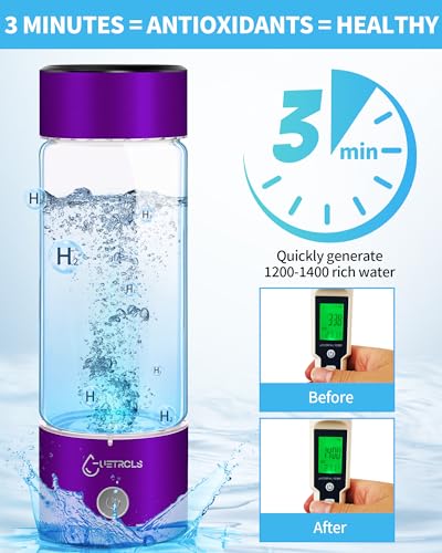 Hydrogen Water Bottle Generator with SPE PEM Technology T557376