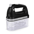 Lord Eagle Electric Hand Mixer, 300W Power Handheld Mixer Kitchen for 5-Speed Baking Cake Egg Cream Food Beaters Whisk, with Snap-On Storage Case, White