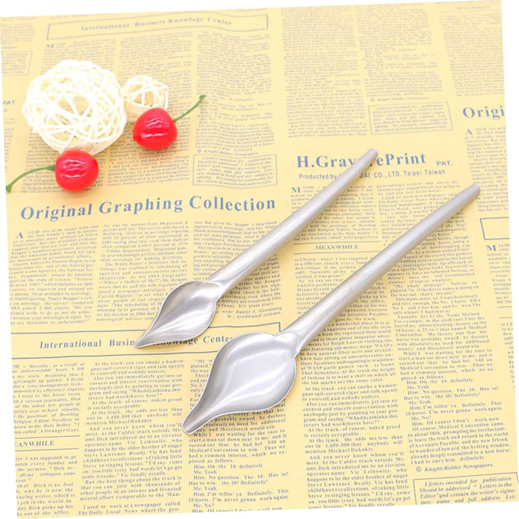 DECHOUS 4 Pcs Stainless Steel Chocolate Spoons for Baking Z840444
