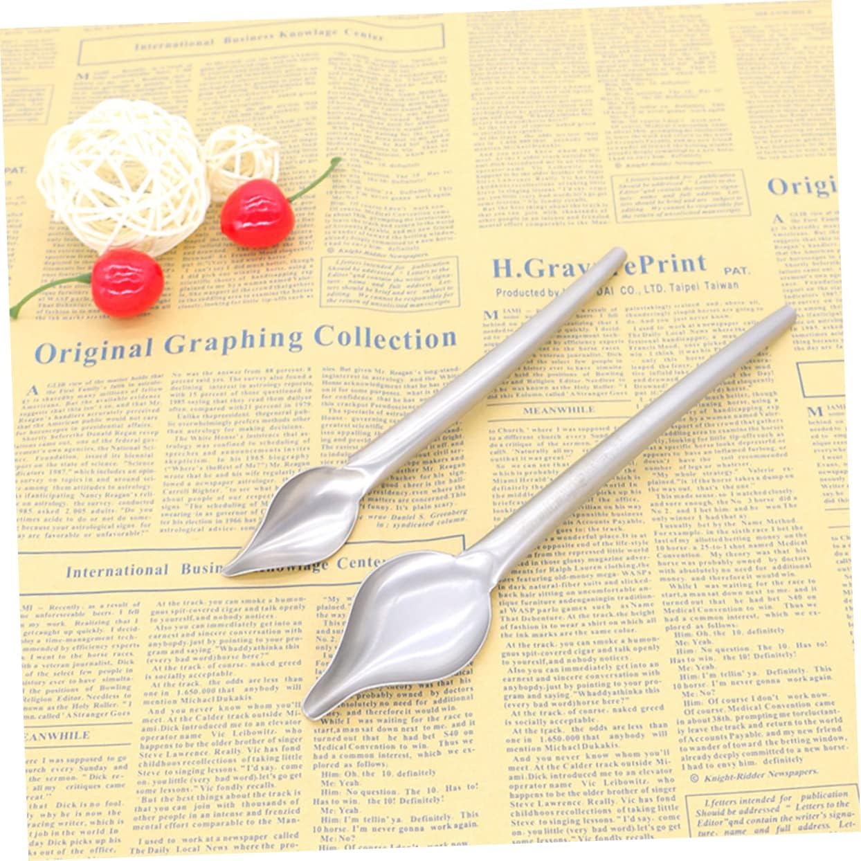 DECHOUS 4 Pcs Stainless Steel Chocolate Spoons for Baking Z840444
