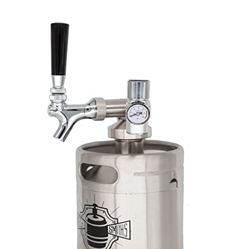 Keg Smiths 128 oz Portable Stainless Steel Draft Keg System J902