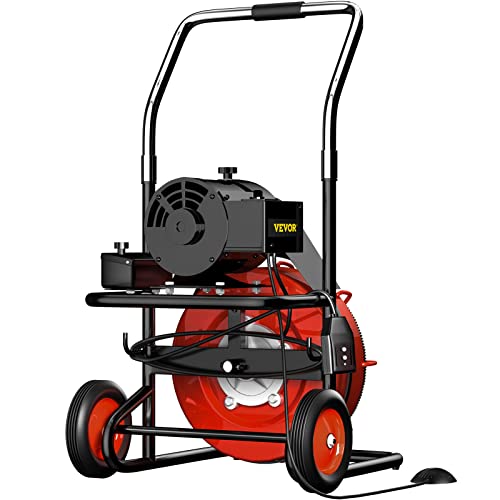 VEVOR Drain Cleaner Machine with Foldable Handle K15155