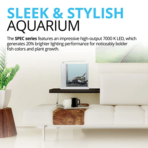 Fluval SPEC Freshwater Aquarium Kit with LED Lighting and 3-Stage Filtration M9441