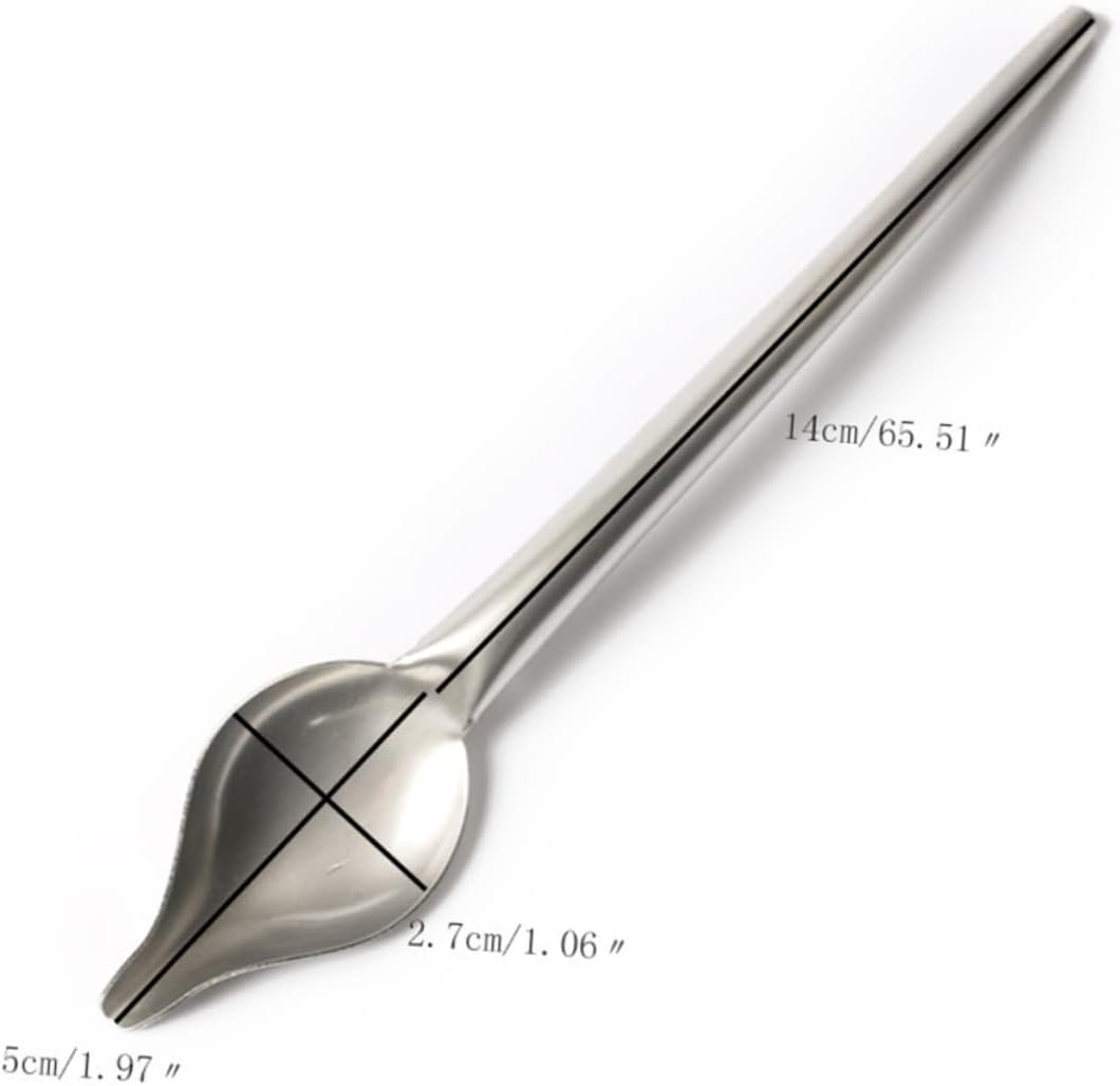 DECHOUS 4 Pcs Stainless Steel Chocolate Spoons for Baking Z840444