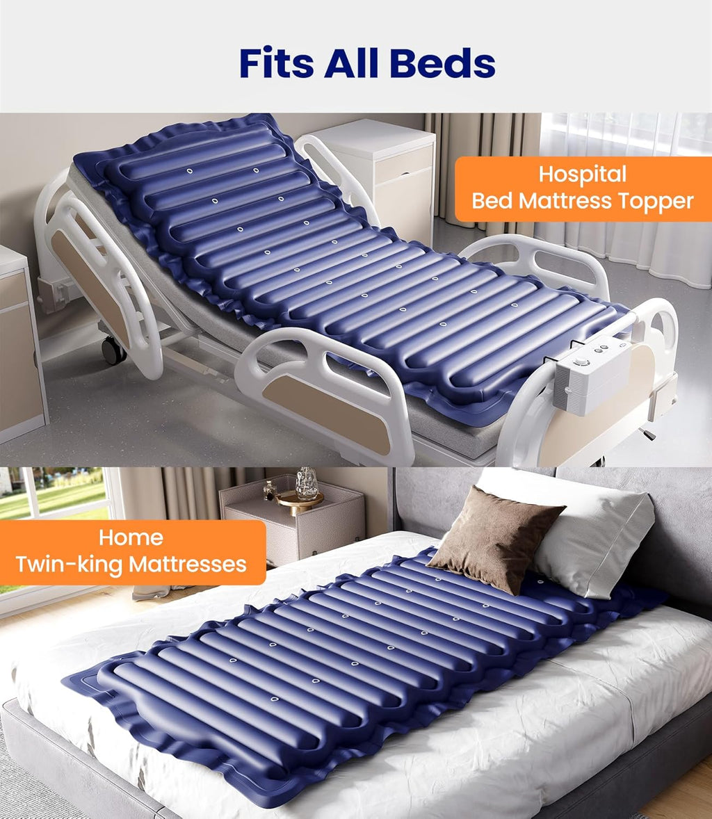Alternating Air Pressure Mattress Pad with Adjustable Pump for Hospital Beds and Home Use V110