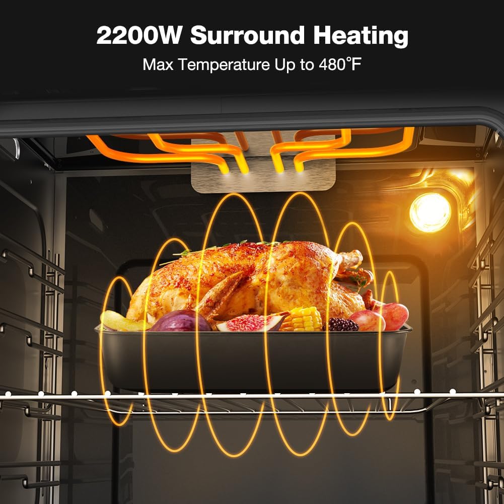 thermomate 24" Single Wall Electric Oven, 2.79 Cu.ft., White P377101