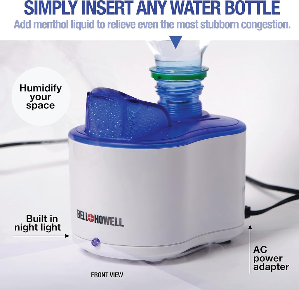 Bell+Howell Sonic Breathe Portable Mini Humidifier V3007