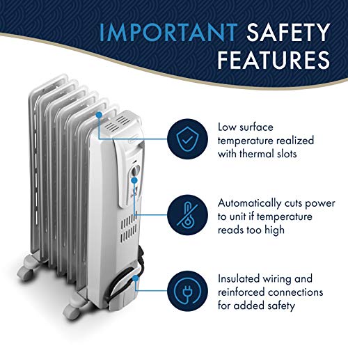 DeLonghi Electric Space Heater 1500W Radiant Q494982