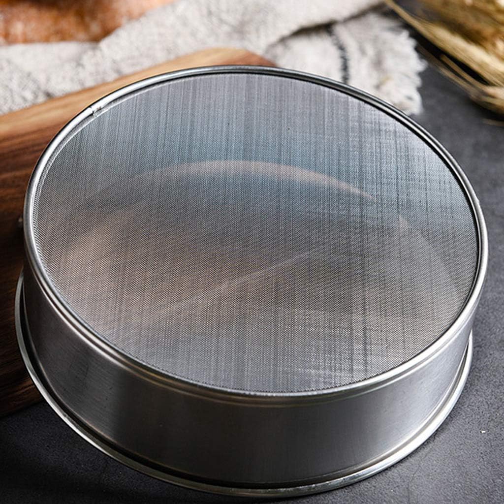 Fine Mesh Stainless Steel Flour Sifter Sieve for Baking D5415