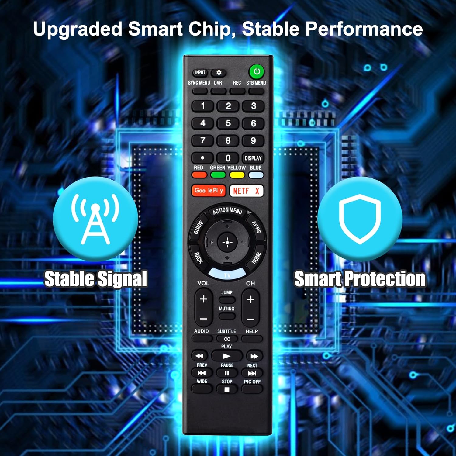 Universal Replacement Remote for Sony TV and Bravia TVs G87864