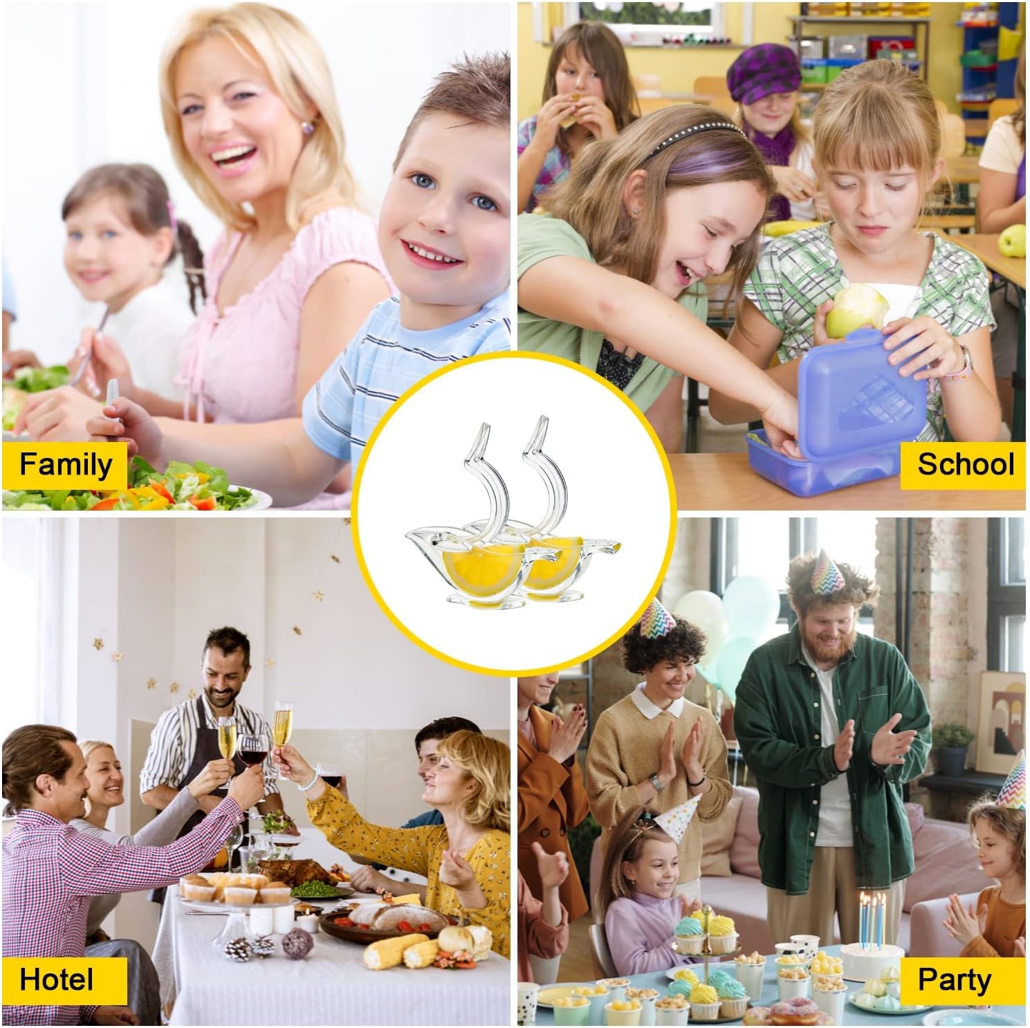 Lemon Squeezer Portable Citrus Juicer, Ergonomic Hand Juicer for Lemons & Oranges P258043