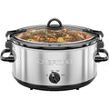Chefman 5 Qt. Slow Cooker, All-Natural, Glaze & Chemical-Free Pot