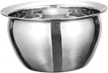 Ciieeo 1pc Stainless Steel Oil Drum Basin Bacon Drippings Container Meal Prep Bowl Oil Bowl Containers for Food Steel Salad Bowl Induction Stock Pot Cooking Pot Kitchen Bowl Multifunction