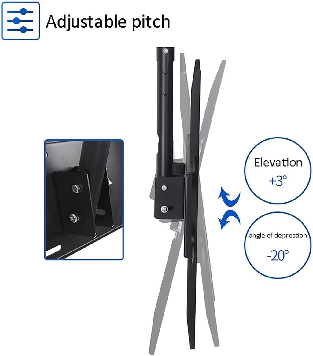 Electric TV Lift Mount for 60-100 Inch TVs, Adjustable Height Ceiling Bracket F57345