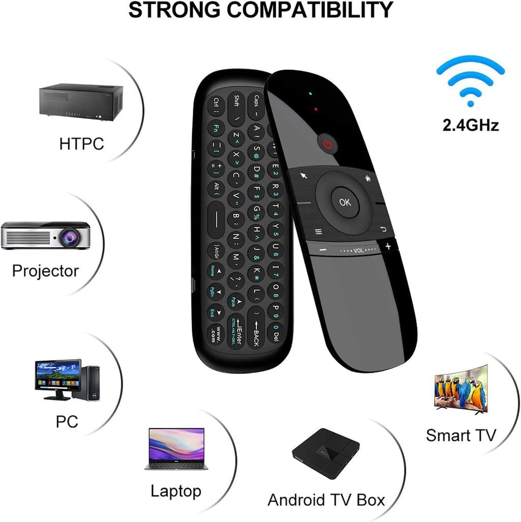 WeChip W1 Remote, 2.4G Wireless Air Mouse for Android TV Box/PC I275