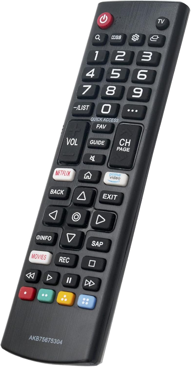 AKB75675304 Replacement Remote Control for LG ZX WX GX CX BX NANO99 NANO97 NANO91 NANO90 NANO85 NANO81 NANO80 UN85 UN73 UN74 UN71 UN81 Series TV U97291