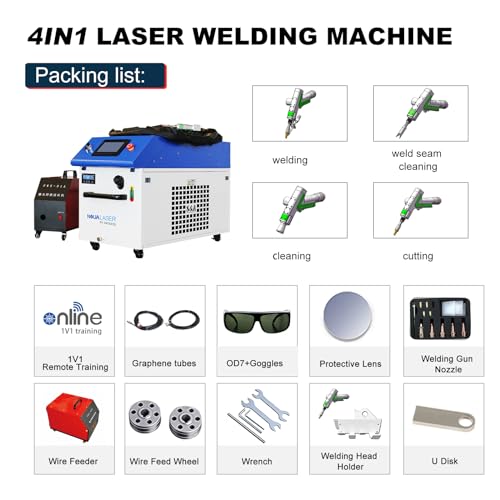 MAX Laser Welding Cleaning Cutting Machine 4 in 1 Handheld with Auto Wire Feeder O304