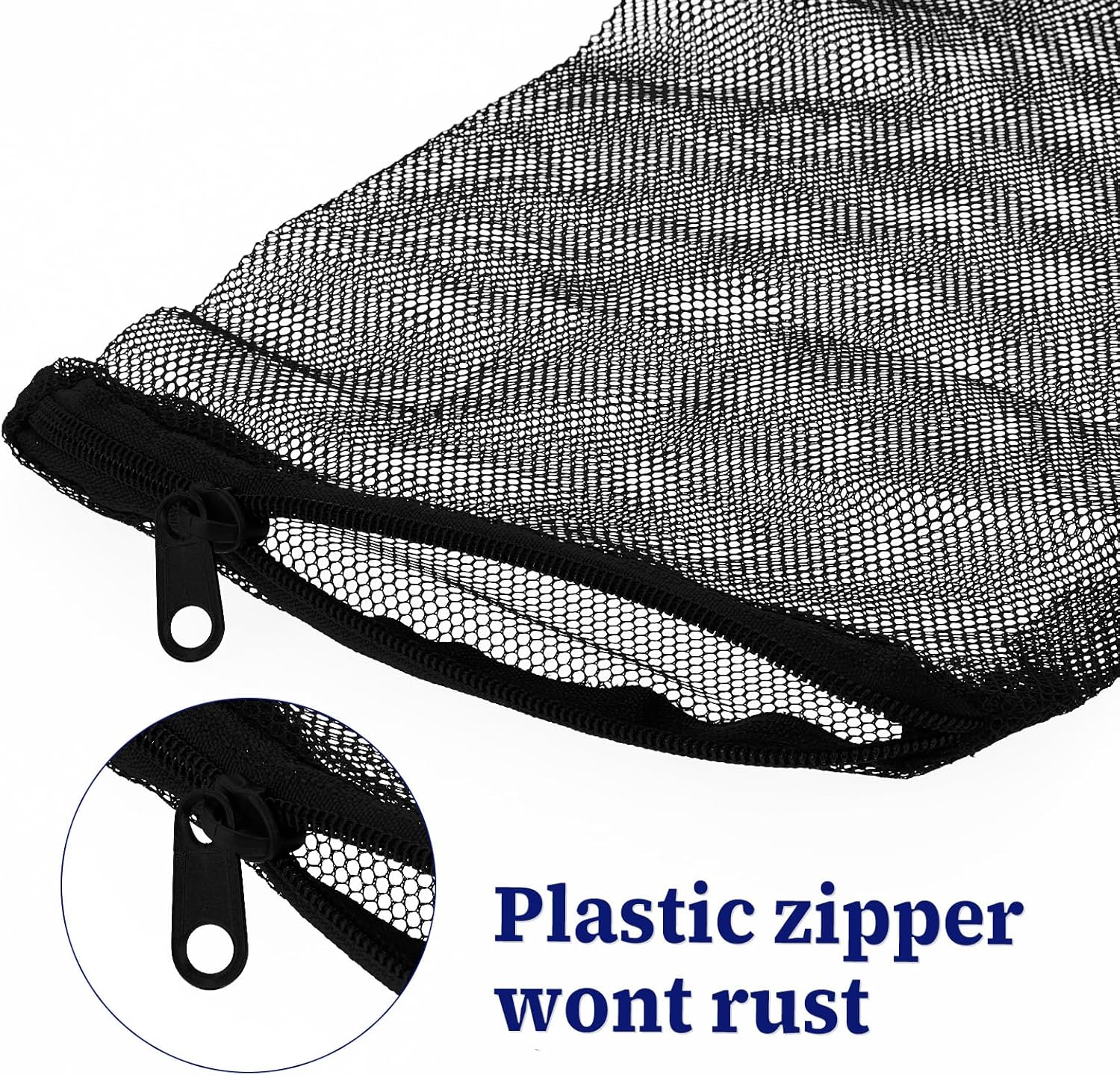 Aquarium Filter Media Bags with Zipper, Reusable Mesh Bags for Substrate L2299