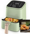 2 Quart Compact Air Fryer for Singles and Small Kitchens, 1200W Small Air Fryer Oven with Touchscreen and 8 Preset Modes Airfryer Oven Cooking Home Appliances Air Fryers Kitchen Appliances