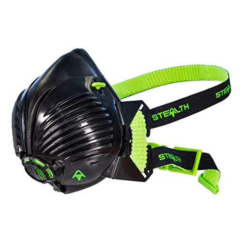 Stealth Respirator Dust Mask with Filter-Half Mask Respirator for welding & construction-Respiratory Safety-Dust Protection