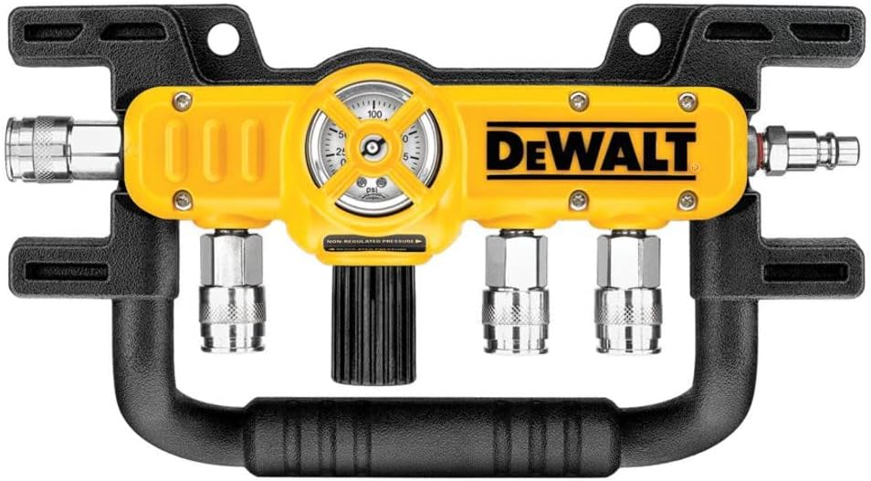 DeWalt D55040 Quadraport Air Line Splitter with Regulator