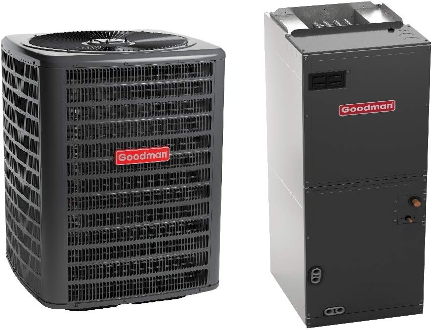 Goodman 3 Ton 16 Seer Heat Pump System with Multi-Position Air Handler