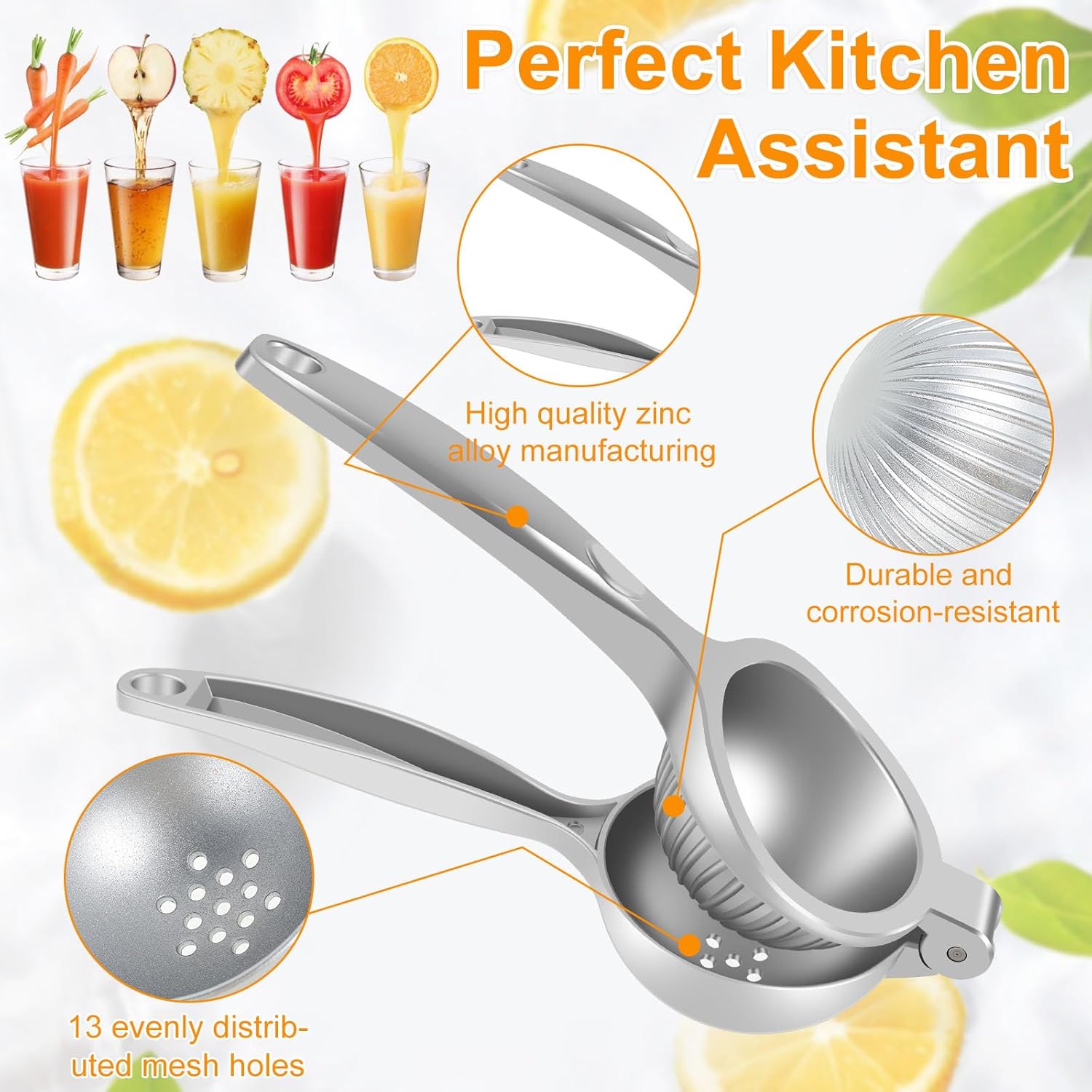 Premium Lemon Squeezer Manual Citrus Juicer Press F212