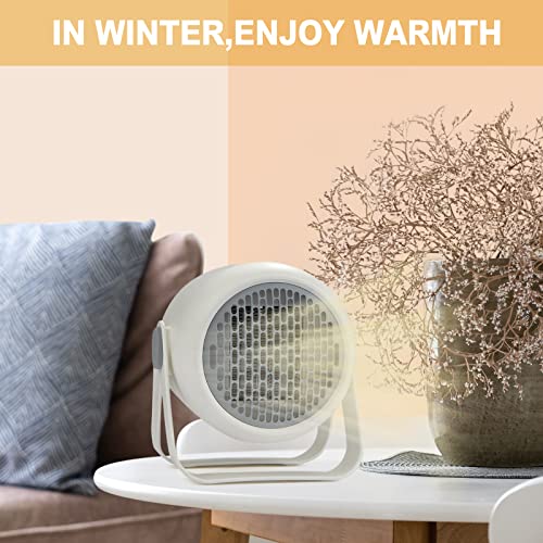 Portable Space Heater 500W for Indoor Desk Room Tent RV Use H2106
