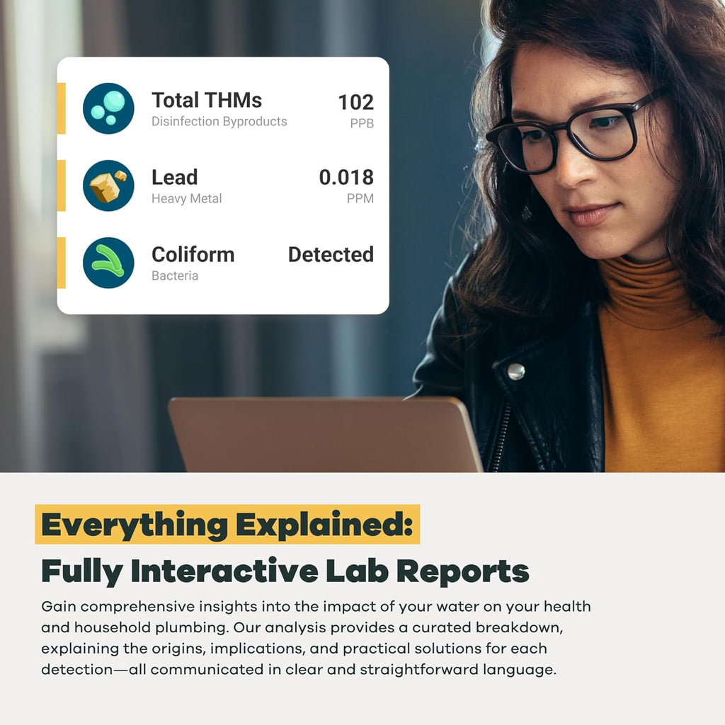 Home Water Test by Tap Score | Well or City | EPA Certified Labs B6980