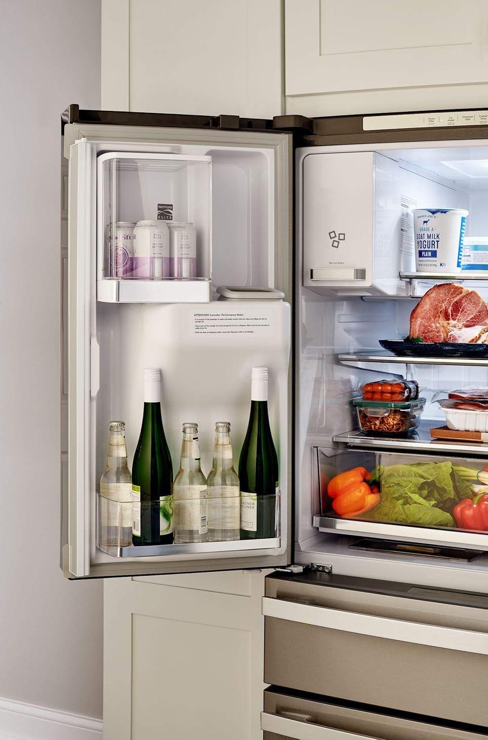 Kenmore 72695 French Door Refrigerator, Stainless Steel O92344