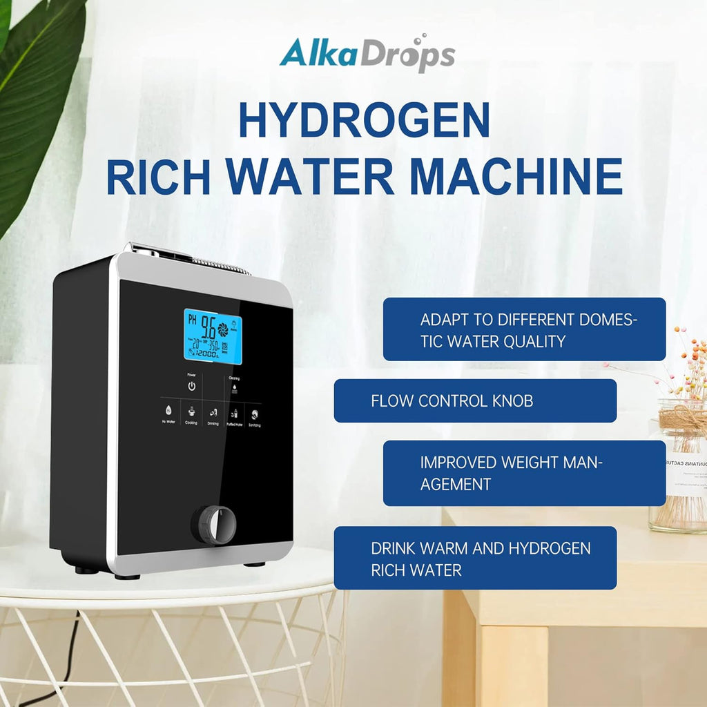 Water Ionizer and Purifier Machine, pH 3-11 Alkaline Acid Water, 11 Plate Electrode U29265