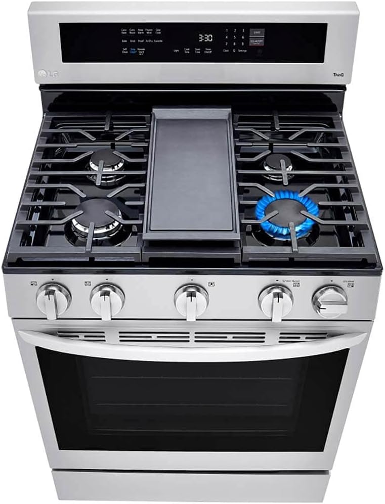 LG LRGL5825F 5.8 Cu. Ft. Stainless Steel Gas Range with Air Fry O920403