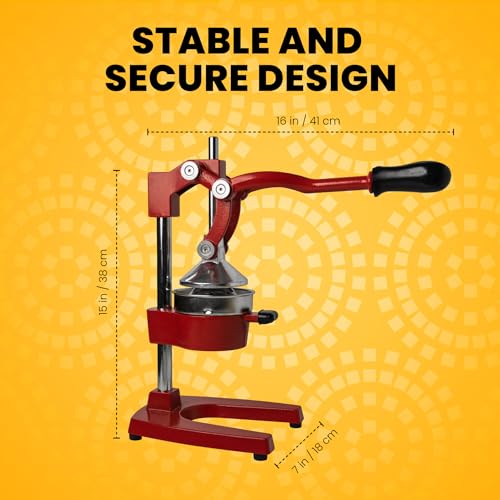 Metal Citrus Juicer Manual Orange Squeezer Press W7097