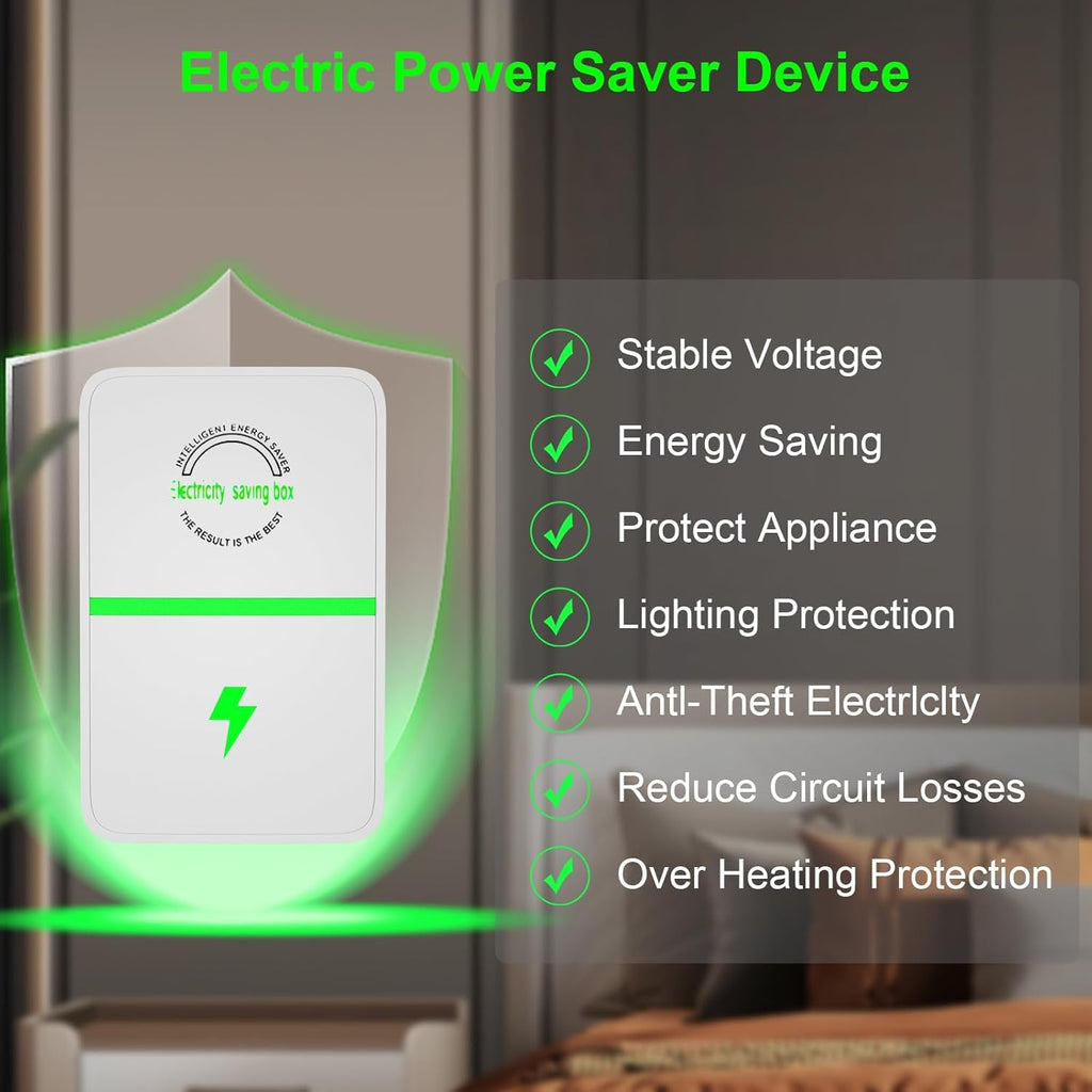 Power Saver Pro Energy Saving Device US Plug 6 Pack B80912