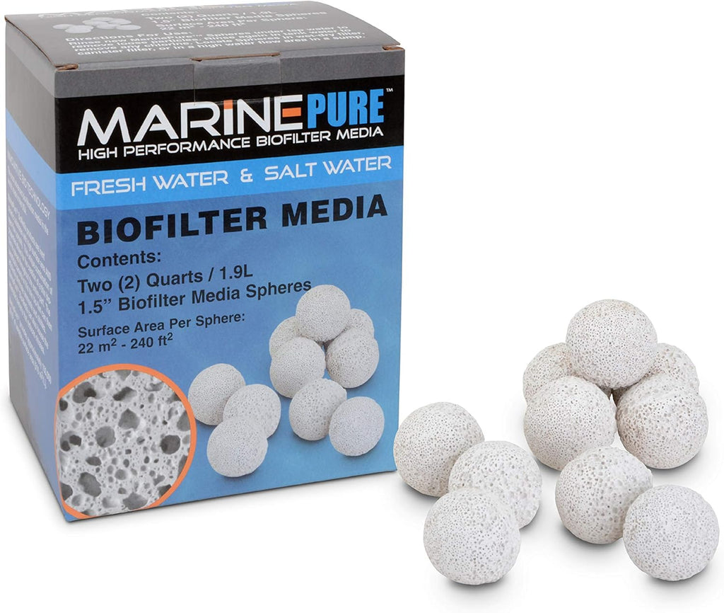 1.5-Inch Sphere Bio-Filter Media for Aquariums, 2-Quart C994