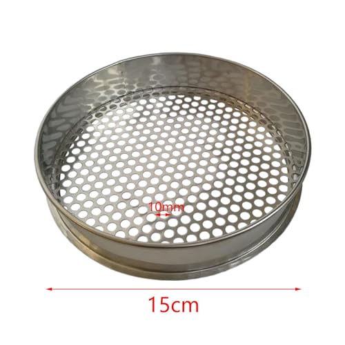 Fonowx Garden Riddle Sieve Stainless Steel Bonsai Gardening Tool W829743