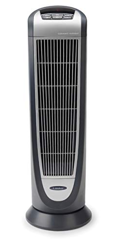 Lasko 5160 Ceramic Tower Heater with Remote Control, Black Q9524