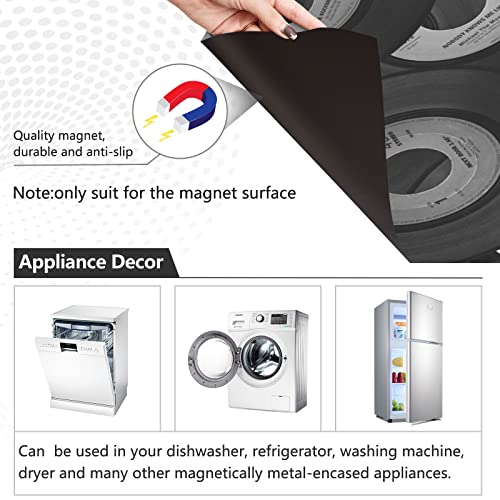 Magnetic Dishwasher Fridge Door Cover Sticker 23"x26" W91723