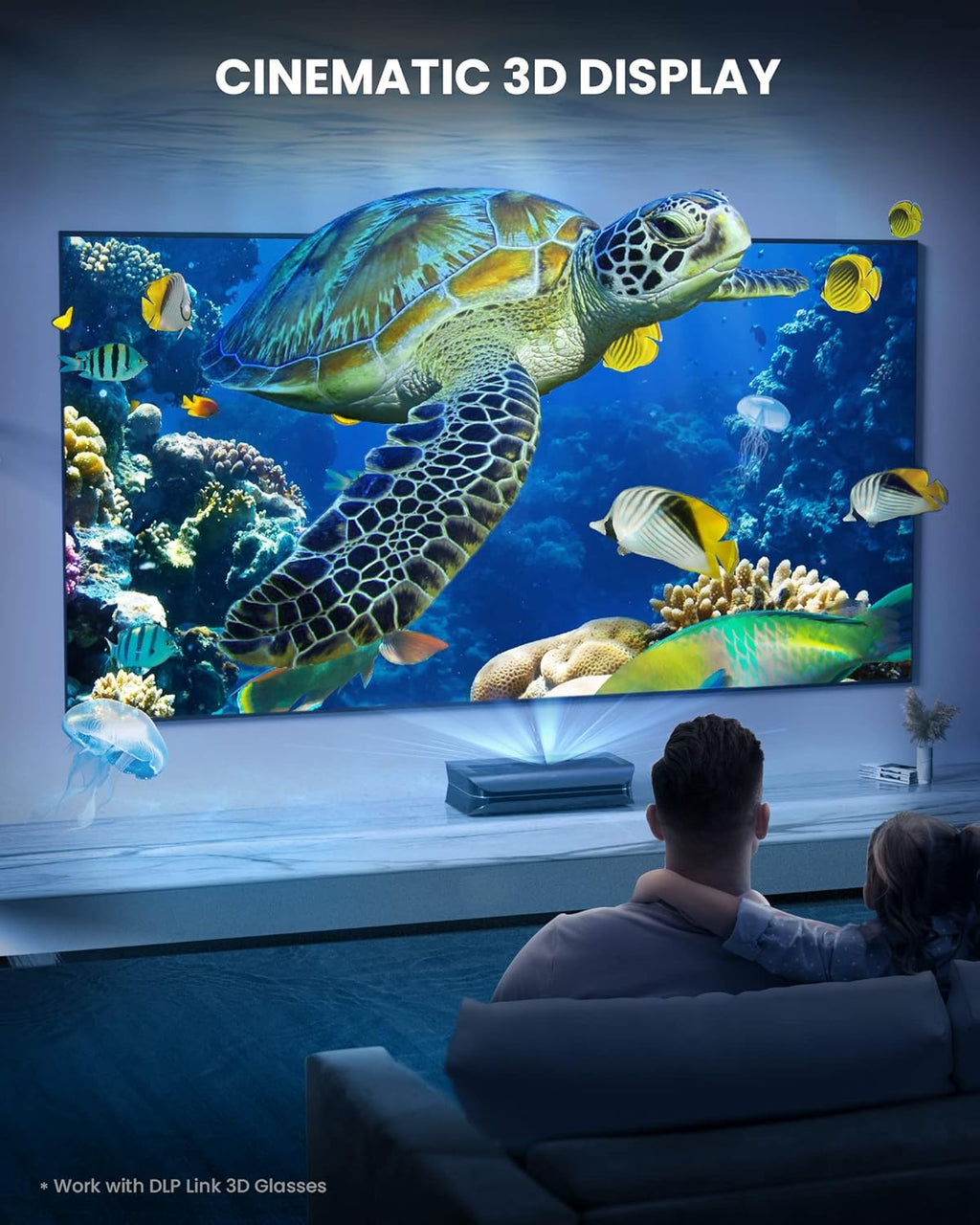 AWOL Vision LTV-2500 4K UHD Triple Laser Projector with Dolby Vision & Atmos S84418