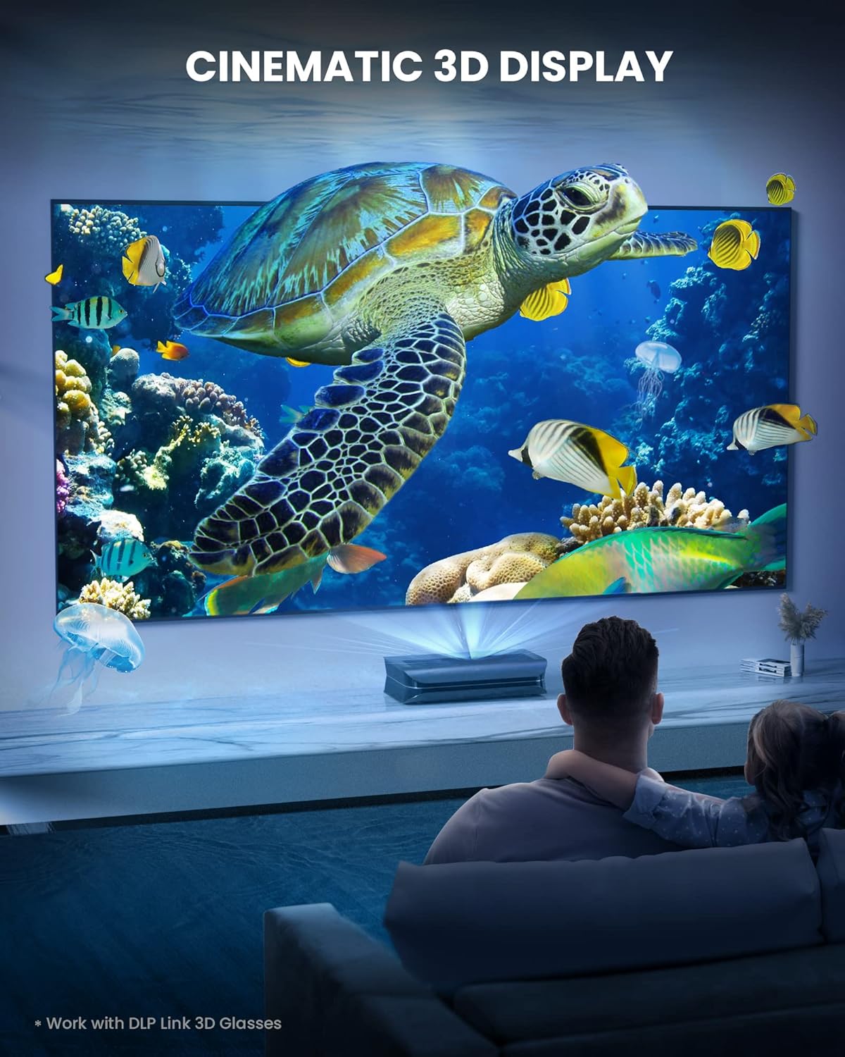 AWOL Vision LTV-2500 4K UHD Triple Laser Projector with Dolby Vision & Atmos S84418