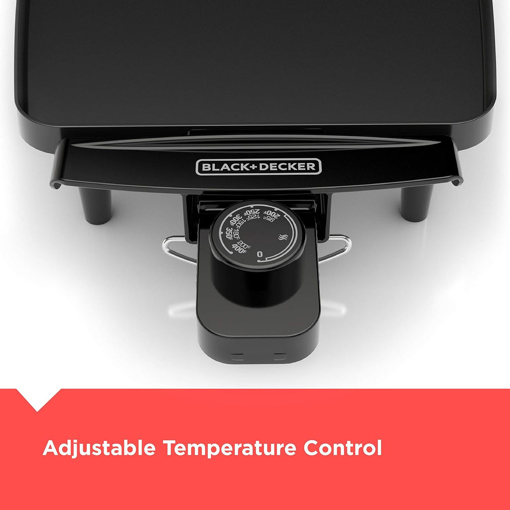 Black+Decker Electric Griddle with Removable Temperature Probe X52551