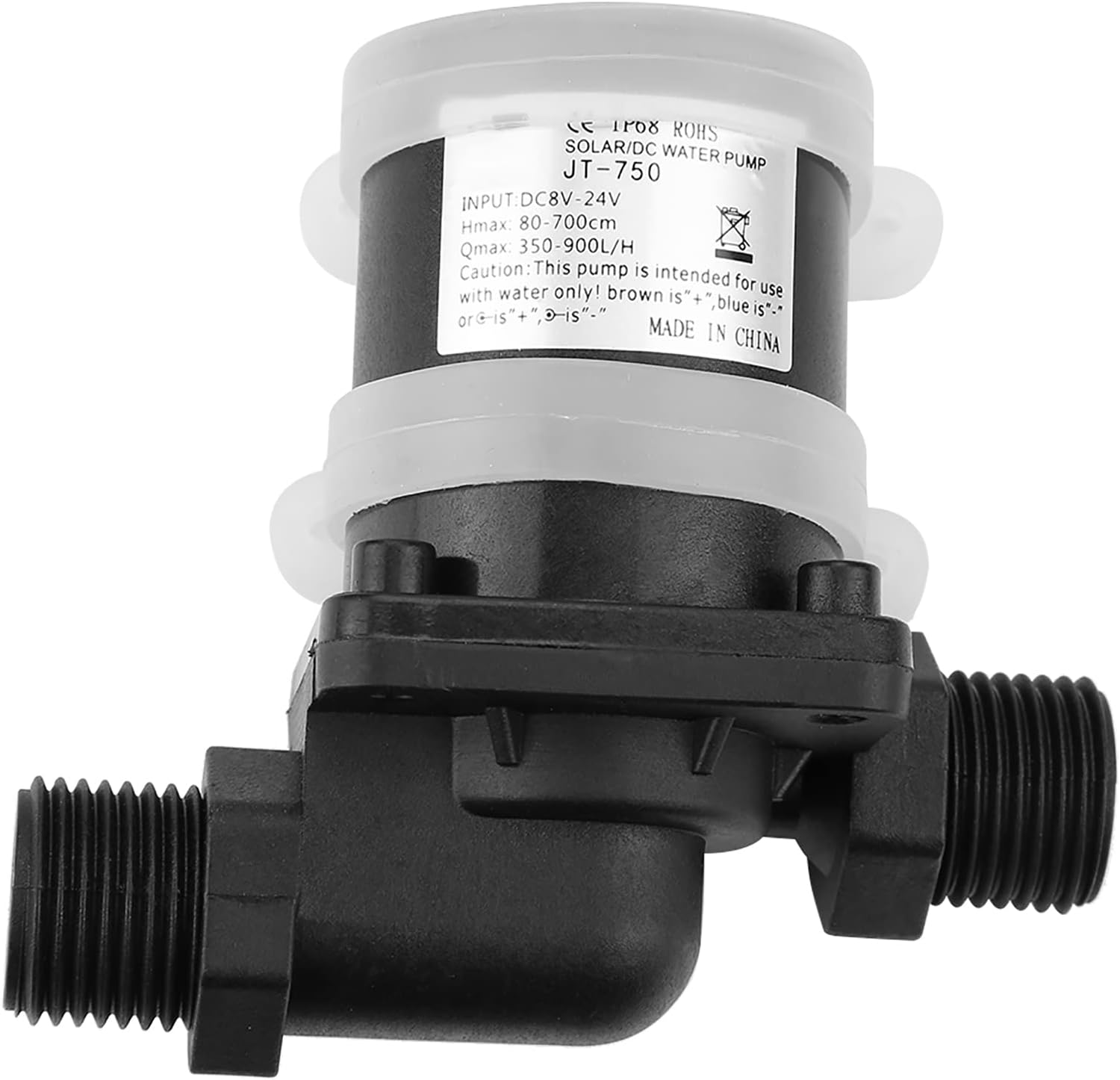 24V 800L/H Mini Submersible Water Pump JT-750D4 for Solar Water Heater N8515