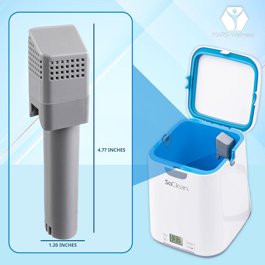 Mars Wellness Filter Kit Compatible with SoClean 2 CPAP - 2 Carbon Filters, 2 Check Valves Q3029