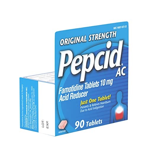 Pepcid AC Original Strength Antacid Tablets V554