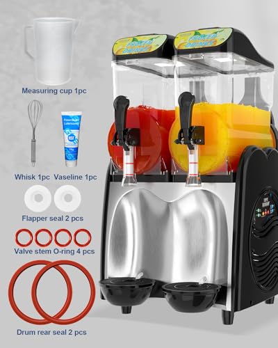 GSEICE Slushy Machine for Margaritas Daiquiris, 110V, Commercial & Home Use U3553