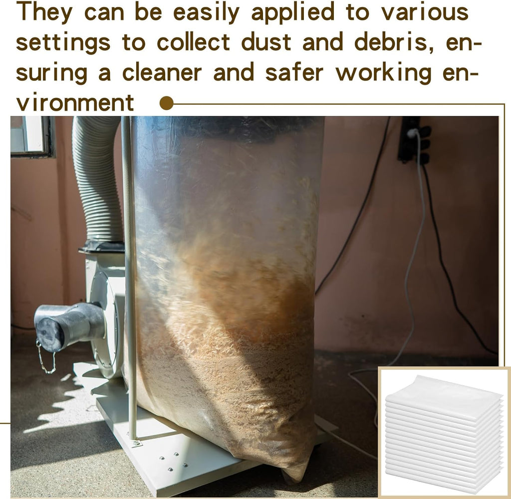 15 Pieces Dust Collector Bags 70 Gallon Replacement for Woodworking Q155