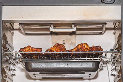 Masterbuilt MB20074719 Bluetooth Digital Electric Smoker, Stainless Steel I78152