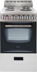 Avanti ERU200P3S ERU200 20" Electric Range Oven with Framed Glass Door, in Stainless Steel